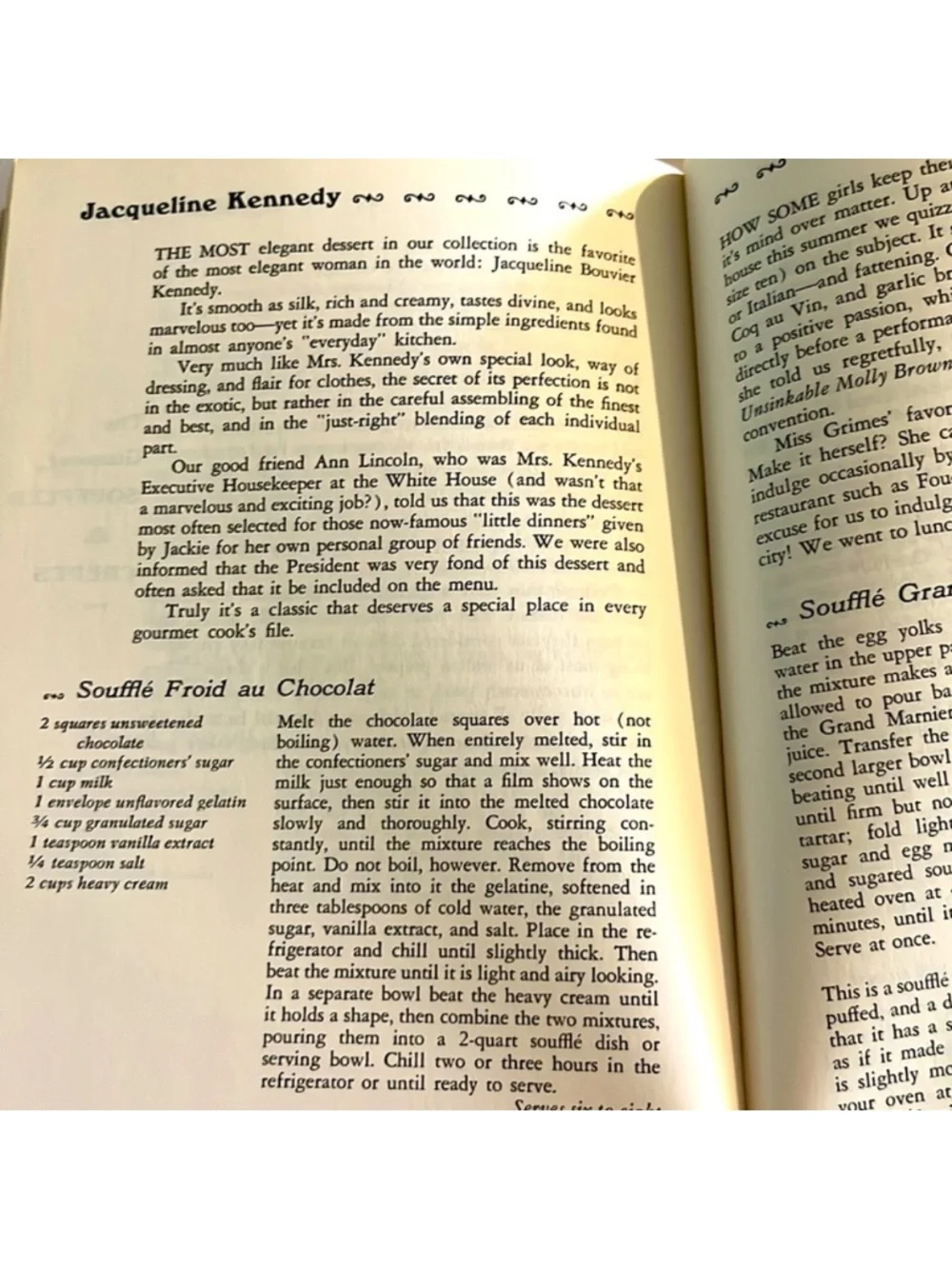 1967 The Sweet Taste of Success Collection of Celebrity Desserts